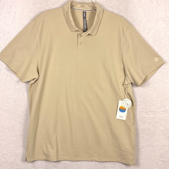 Vuori Other - Vuori Gamepoint Polo Shirt Mens XXL Cashew Tan Preppy Performance Golf Tennis